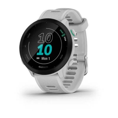 Лот: 21720218. Фото: 1. Garmin Garmin Forerunner 55 White... Смарт-часы, фитнес-браслеты, аксессуары