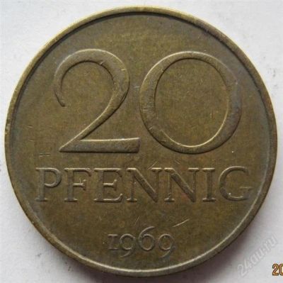 Лот: 1771510. Фото: 1. vz Германия 20 пфенигов 1969. Германия и Австрия