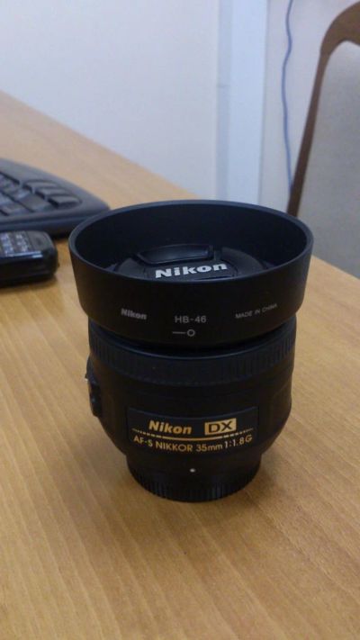Лот: 10475066. Фото: 1. NIKON AF-S 35 mm f/1.8G DX Nikkor. Объективы