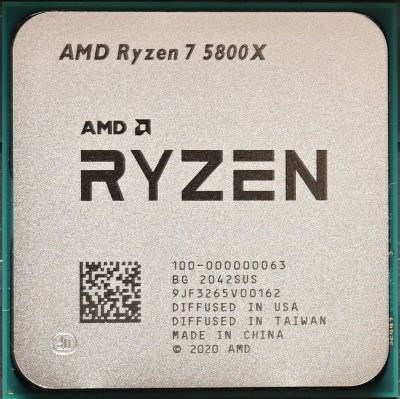 Лот: 20249822. Фото: 1. Процессор AMD Ryzen 7 5800X, 8... Процессоры