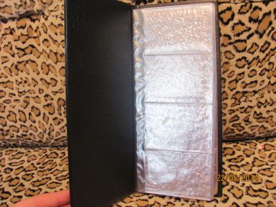 Лот: 4885237. Фото: 1. Визитница на 96 шт., кожа. Другое (канцелярские и офисные товары)