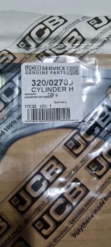 Лот: 20669429. Фото: 1. Запчасти прокладка ГБЦ JCB Dieselmax. Запчасти