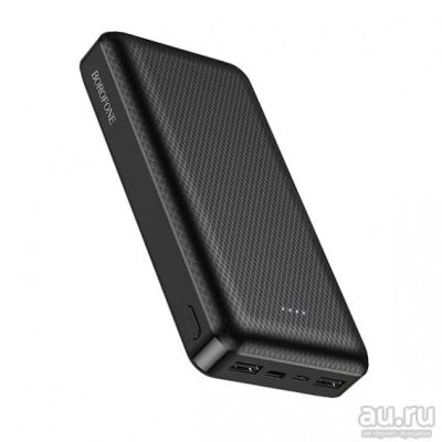 Лот: 18436117. Фото: 1. Внешний аккумулятор 20000mAh Borofone... Внешние, портативные аккумуляторы для смартфонов (Power bank)