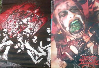 Лот: 701944. Фото: 1. Плакаты Slayer, Kreator, Guns... Аудиозаписи