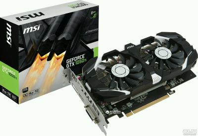 Лот: 10378529. Фото: 1. MSI gtx 1050 ti 4gb (3 года гарантии... Видеокарты