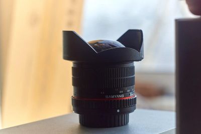 Лот: 10979541. Фото: 1. Samyang 8mm f/3.5 AS Fish-eye... Объективы