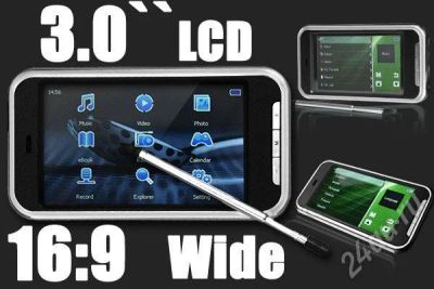 Лот: 264468. Фото: 1. 4Gb 3,0" 16:9 MP4 Player Touch... Плееры