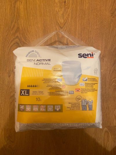 Лот: 16493345. Фото: 1. Seni active XL (4) трусики подгузники... Реабилитация, уход за больными