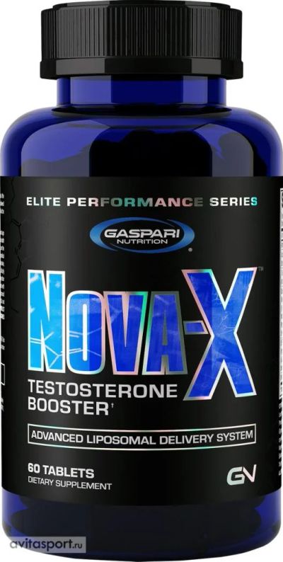 Лот: 7965638. Фото: 1. Gaspari Nova X, 60 таб (бустер... Спортивное питание, витамины