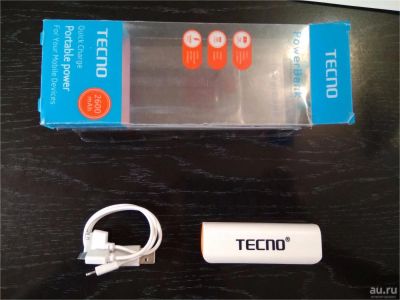 Лот: 9587681. Фото: 1. PowerBank Tecno (2600 mah). Внешние, портативные аккумуляторы для смартфонов (Power bank)