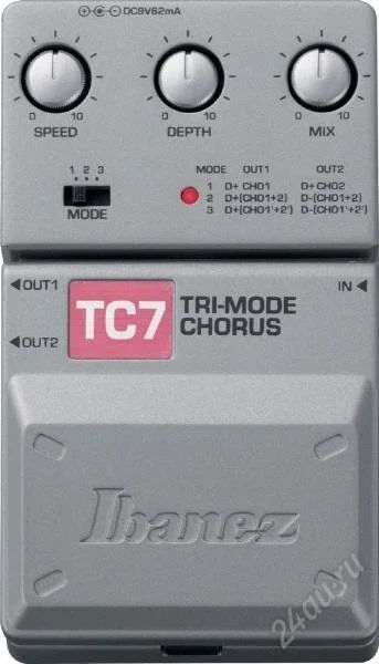 Лот: 155262. Фото: 1. Ibanez TC7 tri-mode chorus. Гитарные эффекты и комбоусилители