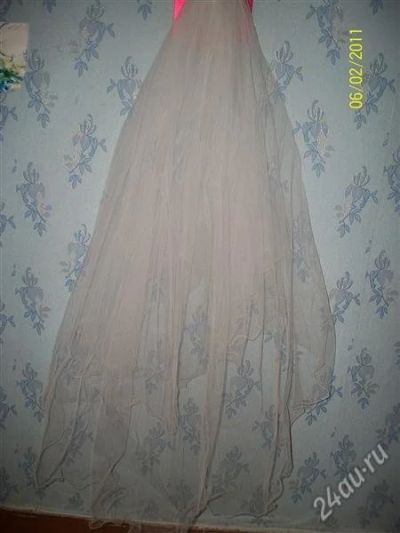 Лот: 838623. Фото: 1. длинная новая фата. Другое (свадебная мода)