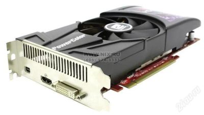 Лот: 2103219. Фото: 1. 1Gb < PCI-E> DDR-5 PowerColor... Видеокарты