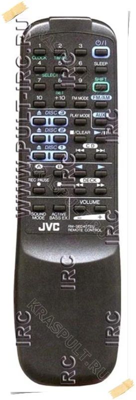 Лот: 16190630. Фото: 1. Пульт JVC RM-SED40TEU, RM-SED40TU. Пульты ДУ