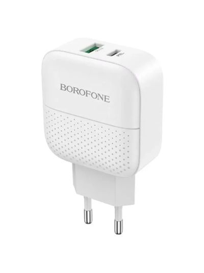 Лот: 18347464. Фото: 1. Сетевой адаптер USB Borofone BA46A... Зарядные устройства, блоки питания, адаптеры сетевые для смартфонов