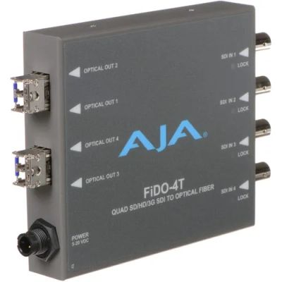 Лот: 25414687. Фото: 1. Конвертер AJA FiDO Quad-Channel... Шлейфы, кабели, переходники