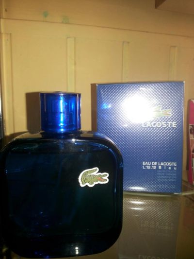 Лот: 6992576. Фото: 1. Eau de Lacoste L.12.12 Bleu 100... Мужская парфюмерия