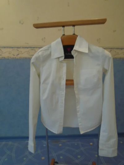 Лот: 5629606. Фото: 1. блузка белая. Рубашки, блузки, водолазки