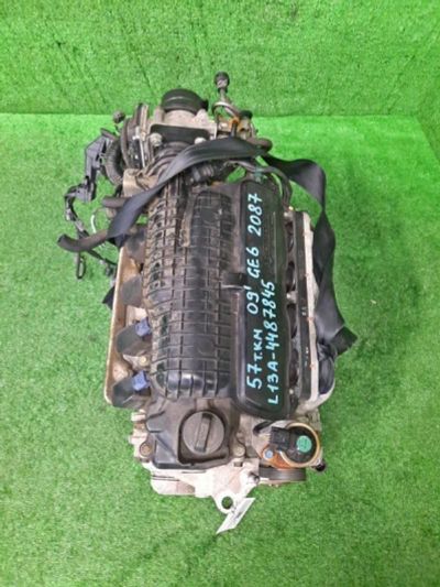 Лот: 19382083. Фото: 1. Двигатель Honda Fit GE6 L13A 2... Двигатель и элементы двигателя