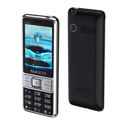 Лот: 25580885. Фото: 1. Сотовый Maxvi X900c Black 2sim... Кнопочные мобильные телефоны