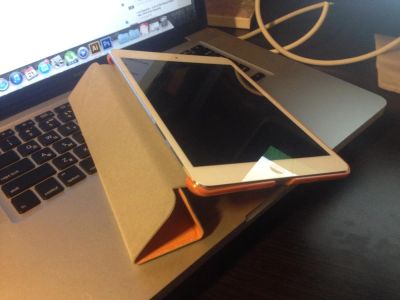Лот: 4427058. Фото: 1. Чехол для iPAD MINI оранжевый. Чехлы, бамперы