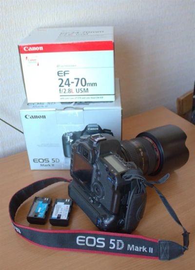 Лот: 3192303. Фото: 1. Canon 5D Mark II + Canon EF 24-70... Цифровые зеркальные