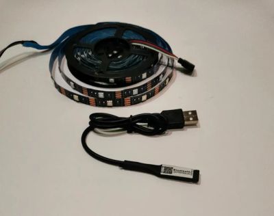Лот: 19449954. Фото: 1. USB 5v RGB(многоцветная)5050 лента... Светодиодная подсветка