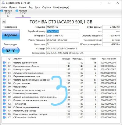 Лот: 19367895. Фото: 1. жесткие диски на 500ГБ цена в... Жёсткие диски (HDD)