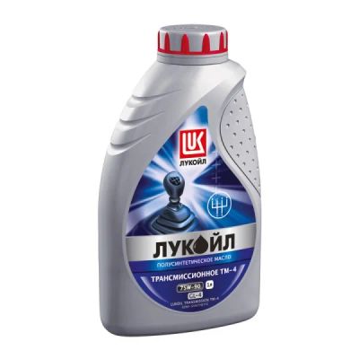 Лот: 4758509. Фото: 1. Лукойл ТМ-4 75W90 GL-4, 1л перед... Масла, жидкости