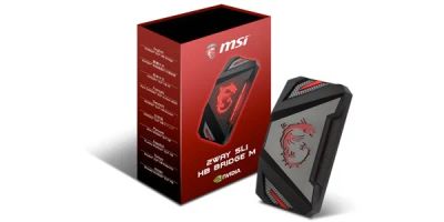 Лот: 12125415. Фото: 1. MSI HB SLl Bridge (высокоскоростной... Шлейфы, кабели, переходники