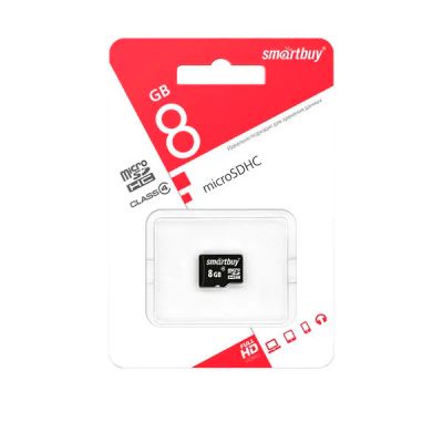 Лот: 16404715. Фото: 1. Карта памяти Micro SDHC 8GB Smart... Карты памяти