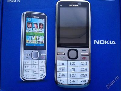 Лот: 2191985. Фото: 1. nokia c5-00 отличное состояние... Смартфоны