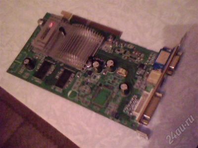 Лот: 707137. Фото: 1. Видеокарта Radeon 9600 AGP 128b. Видеокарты