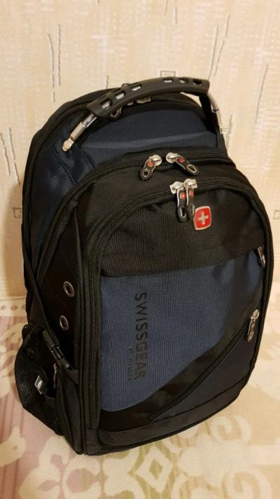 Лот: 11495643. Фото: 1. Рюкзак Swissgear синий. Рюкзаки