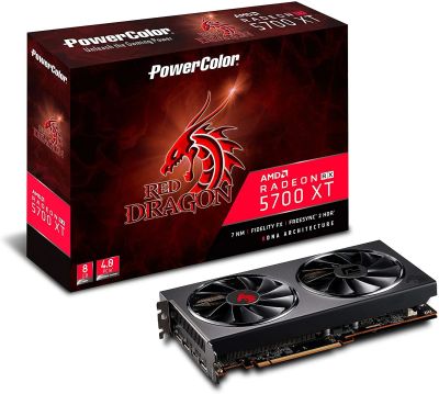 Лот: 16500317. Фото: 1. PowerColor AMD Radeon RX 5700... Видеокарты