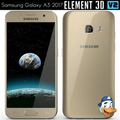 Лот: 11026703. Фото: 1. Samsung Galaxy A3 2017 Gold. Смартфоны