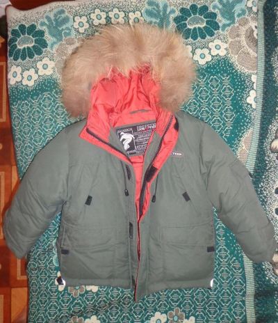 Лот: 3270604. Фото: 1. Пуховик зимний на рост 98-104. Верхняя одежда