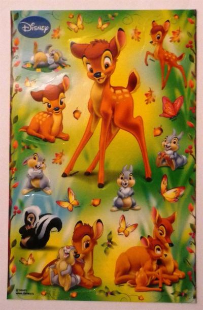 Лот: 3035762. Фото: 1. Наклейки детские "Бемби" НОВЫЕ. Другое (дети растут)