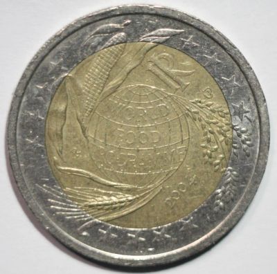 Лот: 3614706. Фото: 1. 2 евро 2004 год. Италия. Всемирная... Европа