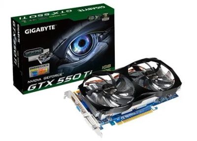 Лот: 3810559. Фото: 1. Видеокарта GV-N550WF2-1GI GTX... Видеокарты