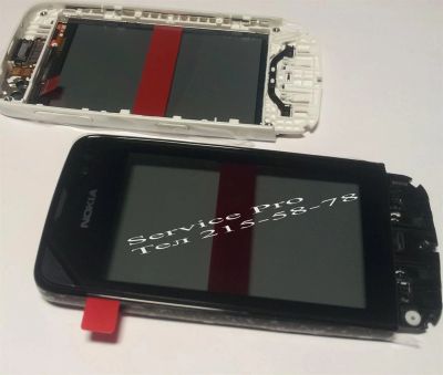 Лот: 2497679. Фото: 1. Сенсор (Тачскрин) Nokia 311 Asha... Дисплеи, дисплейные модули, тачскрины