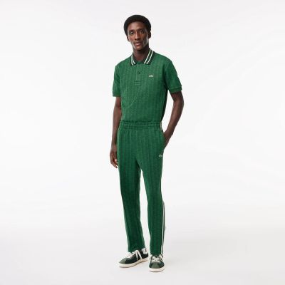 Лот: 22702276. Фото: 1. Жаккардовые спортивные брюки Lacoste... Другое (спортивная одежда)