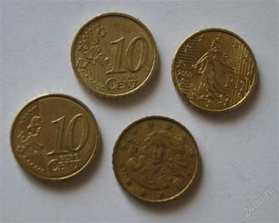 Лот: 1080920. Фото: 1. 10 евро центов 2002-2009 гг. Европа