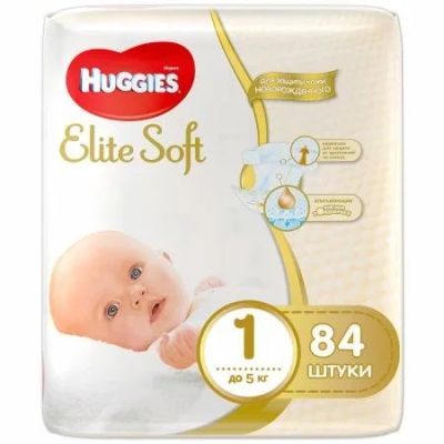 Лот: 12130931. Фото: 1. Подгузники Huggies Elite Soft. Детская гигиена