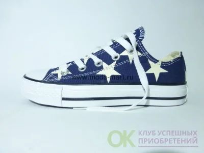 Лот: 8052366. Фото: 1. Кеды Converse низкие со звездами... Кеды, кроссовки, слипоны