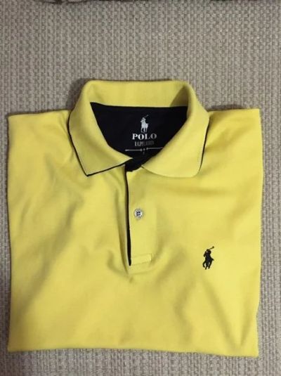 Лот: 5382745. Фото: 1. Поло Ralph Lauren жёлтое. Размер... Футболки