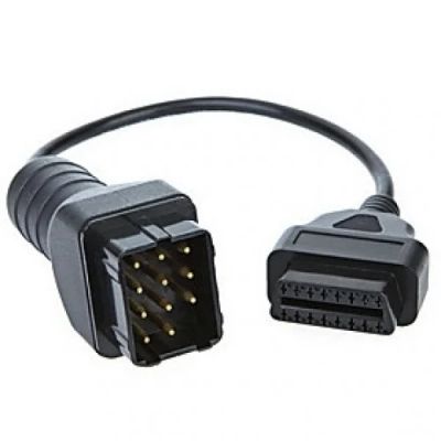 Лот: 6953388. Фото: 1. переходник renault 12 pin-obd2. Диагностическое оборудование, измерительный инструмент