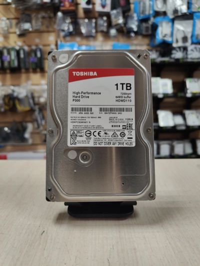 Лот: 24990433. Фото: 1. Жесткий диск 1 Тб/3.5"/7200/Toshiba... Жёсткие диски (HDD)