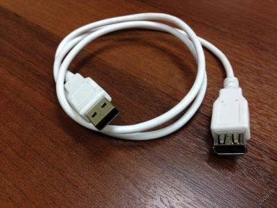Лот: 4344690. Фото: 1. Кабель удлинитель USB 2.0 AM-AF... Шлейфы, кабели, переходники