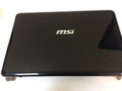 Лот: 10087011. Фото: 1. Верхняя крышка MSI 4210 + шарниры... Корпуса, блоки питания